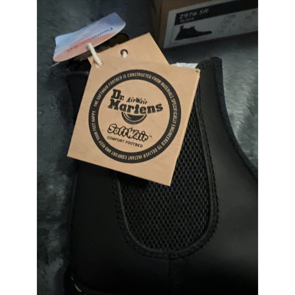 Mens Size 9 / Womens 10 Dr. Martens 2976 SR Black Classic Leather Chelsea Boots - Picture 3 of 9
